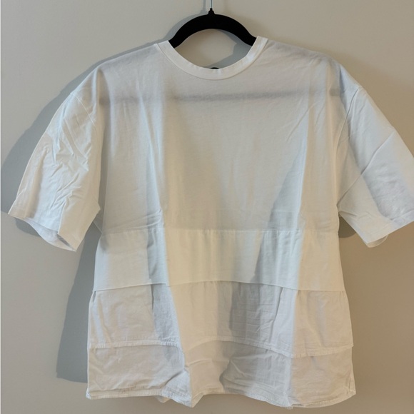 Zara white layered tshirt - Picture 2 of 6